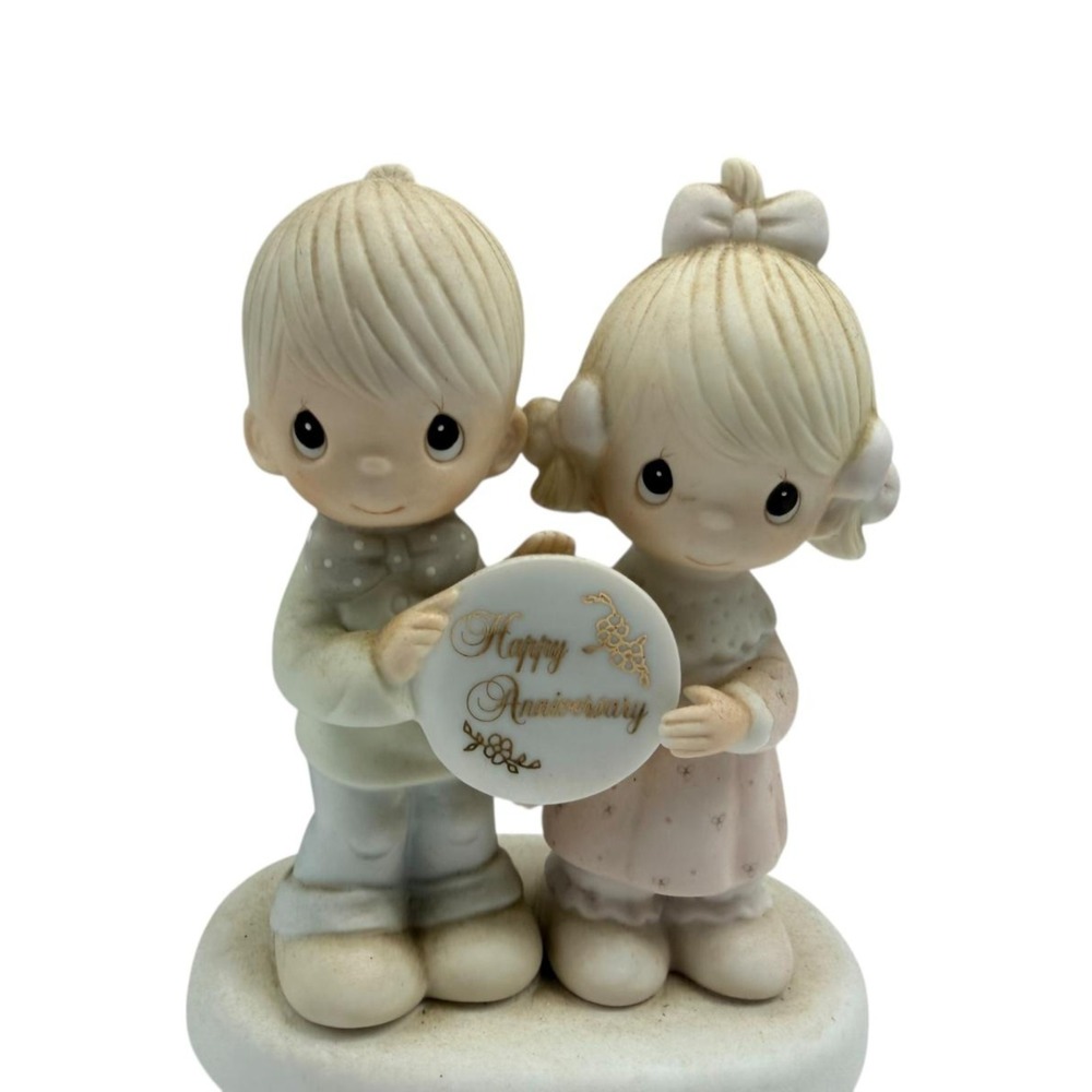 Precious Moments God Blessed Years Together Happy‎ Anniversary Figurine Love Art